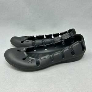 Crocs Black Slip On Flats, Women’s Size 7